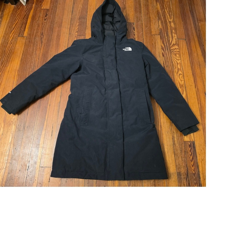 The North Face 550 Dryvent  Black Down Hooded Winter Coat Womens Medium